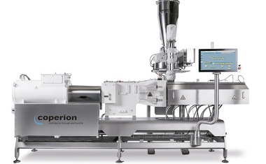 Extruder zur kontinuierlichen Aufbereitung von Batteriemassen
