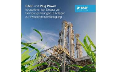 BASF liefert DeOxo-Katalysatoren an Plug Power für Anlagen zur Wasserstoffverflüssigung