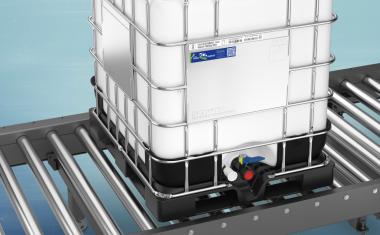 Nachhaltige Lösung für den automatisierten IBC-Transport