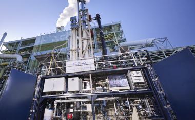 Carbon-Capture-Pilotanlage im Industriepark Höchst startet dreimonatige Testphase