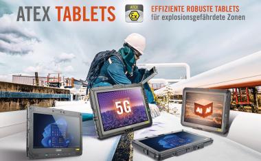 Robuste Tablet-Lösungen für explosionsgefährdete Bereiche