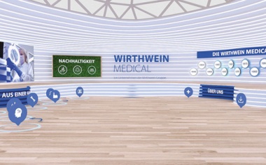 Wirthwein Medical präsentiert eine virtuelle Welt