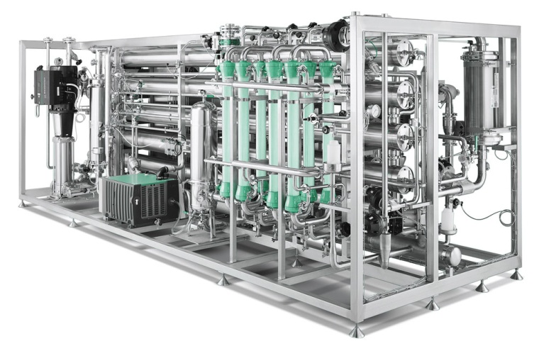 Die der kontinuierlichen Elektrodeionisation nachgeschalteten...