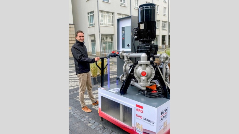 Die ATEX-Ausführung der elektrisch betriebenen Membranpumpen-Serie ist auch...