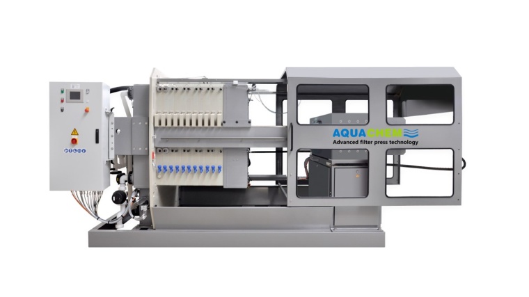 Vollautomatische Filterpresse AF1200. © Aquachem
