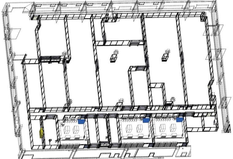 Grundriss der 1.500 m2 Gesamtanlage. © Schilling Engineering