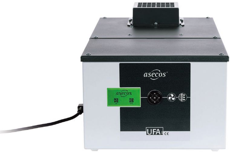Die Sättigung des UFA-­Filters wird permanent elektronisch überwacht. Ein...