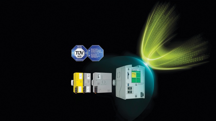 Die Produktfamilie PLCnext Control hat vom TÜV Süd die...