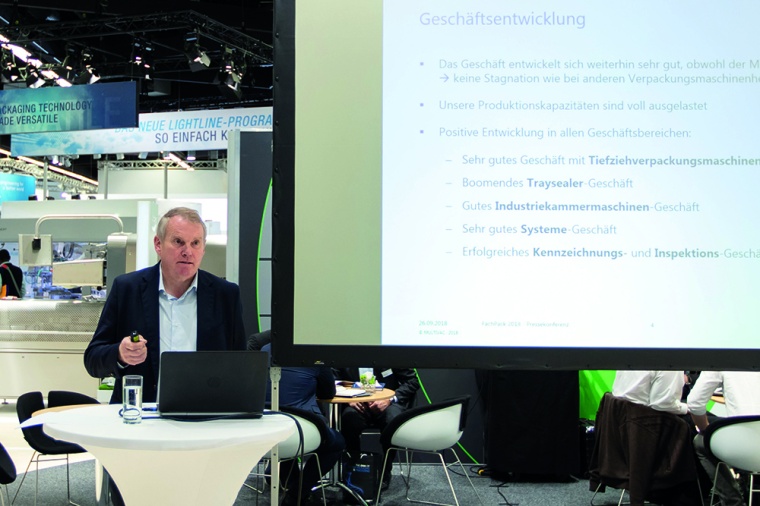 Abb.: Anlässlich der Fachpack gab Hans-Joachim Boekstegers,...