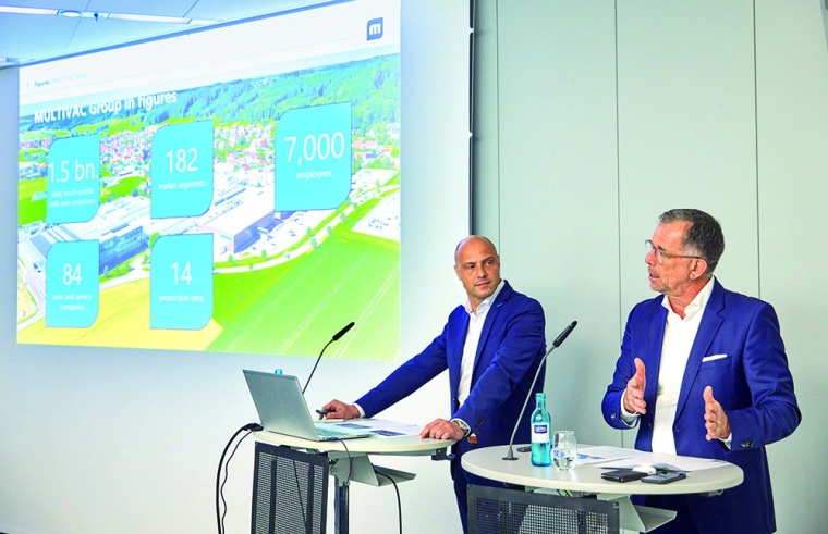 Abb.: Dr. Tobias Richter (CSO) und Christian Traumann (CEO) sprachen...