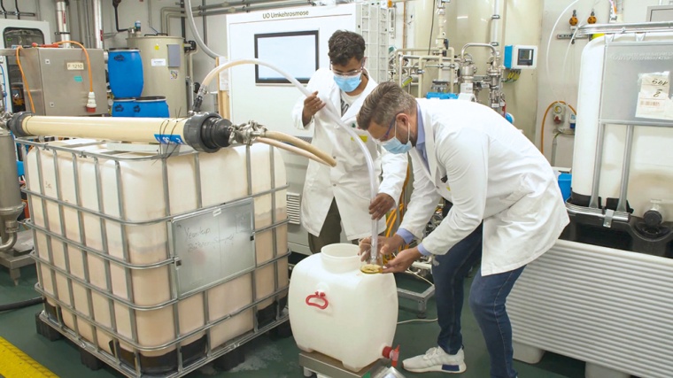 Abb. 3: Versuche im Technikum: Als Startup befindet sich Yeastup derzeit in der...
